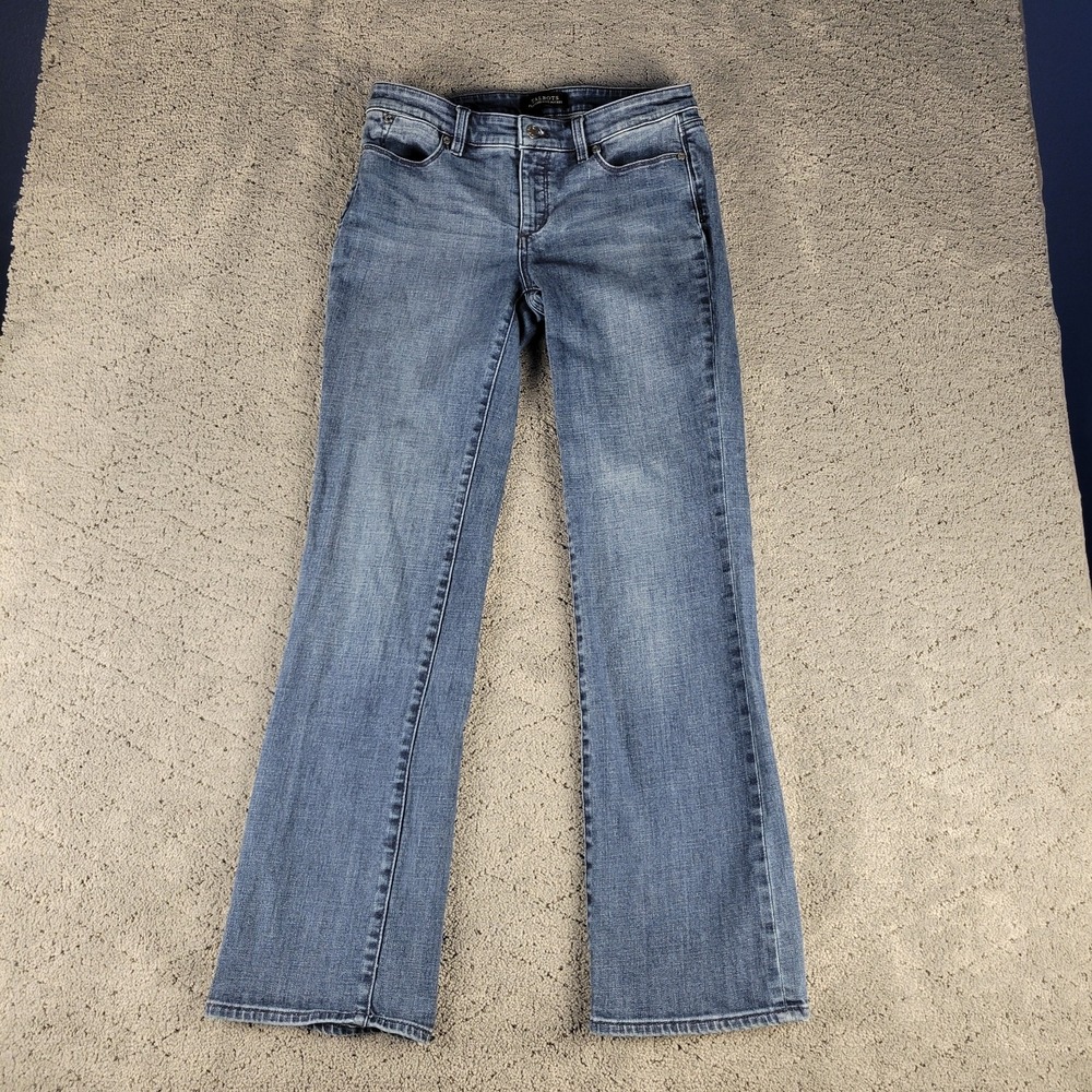 Talbots Jeans Womens 4 Blue Bootcut Flawless Five Pocket Stretch Medium Wash